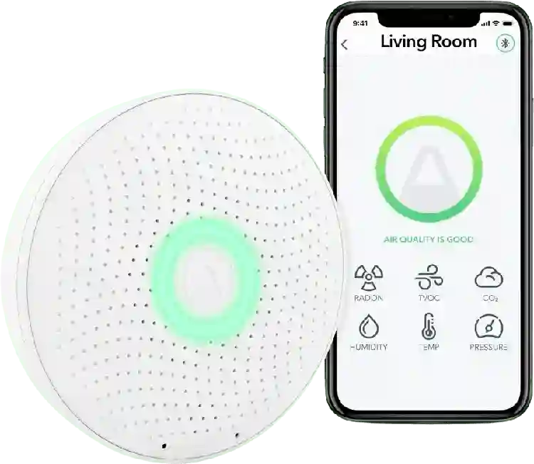 Airthings Wave Plus Air Quality Monitor