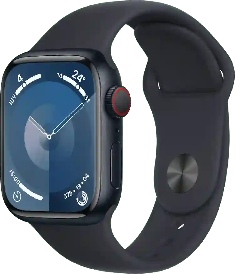 Apple Watch Series 9 GPS + Cellular, Aluminium behuizing, 41mm