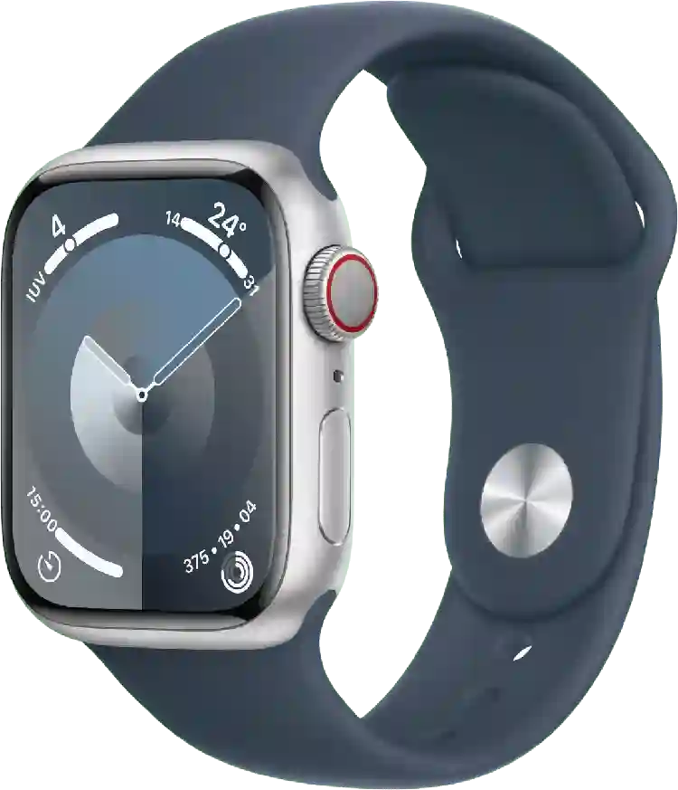 Apple Watch Series 9 GPS + Cellular, Aluminium behuizing, 41mm