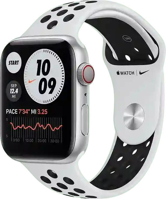 Apple Watch Nike Series 6 GPS + Cellular, Aluminium behuizing, 40mm