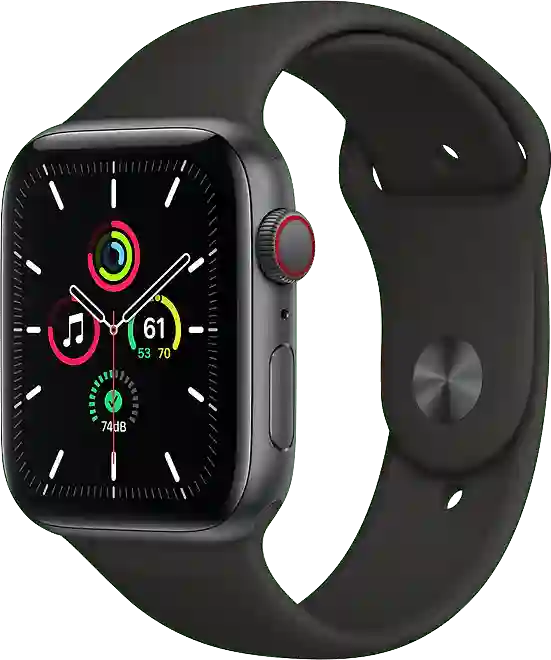 Apple Watch SE GPS + Cellular, Aluminium behuizing, 40mm