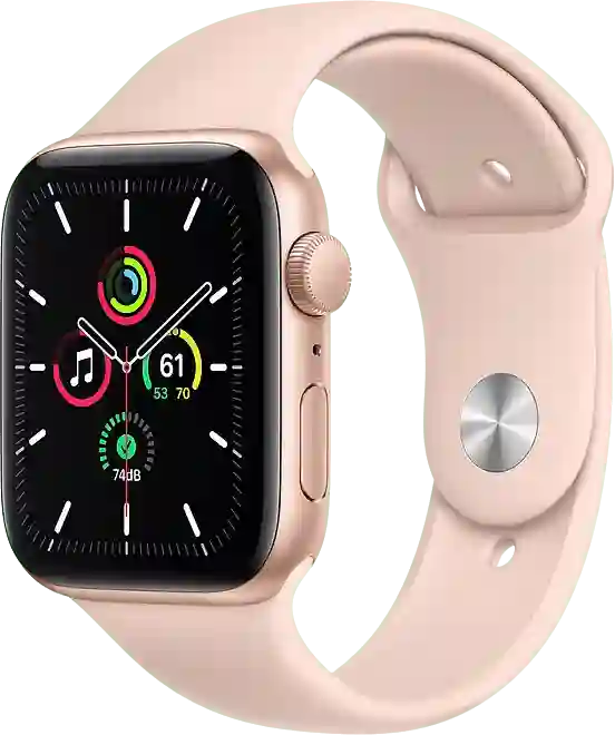 Apple Watch SE GPS, Aluminium behuizing, 44 mm