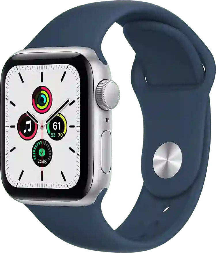 Apple Watch SE GPS, Aluminium behuizing, 44 mm