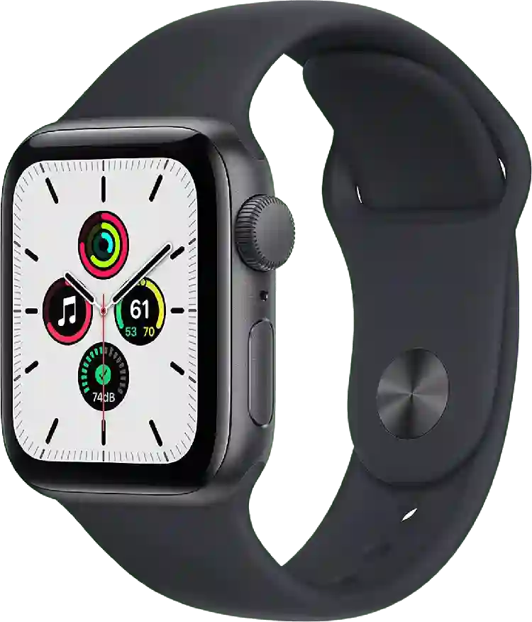 Apple Watch SE GPS, Aluminium behuizing, 44 mm