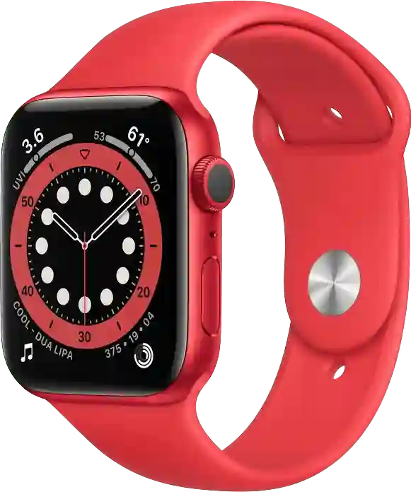 Apple Watch Series 6 GPS, Aluminium behuizing, 40mm