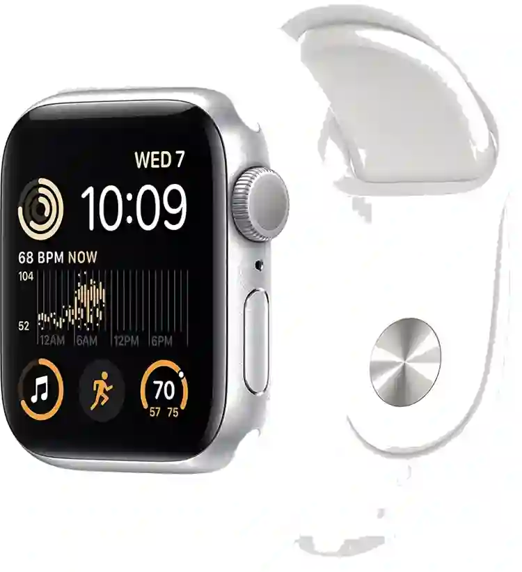 Apple Watch SE (2022) GPS, Aluminium Case and Sport Band, 44mm