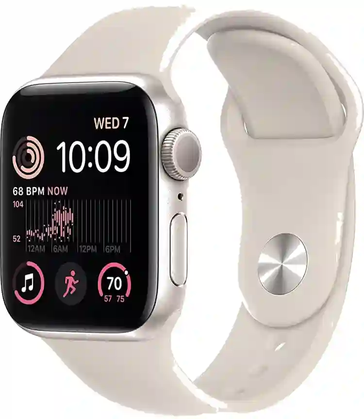Apple Watch SE (2022) GPS + Cellular, Aluminium Case and Sport Band, 40mm