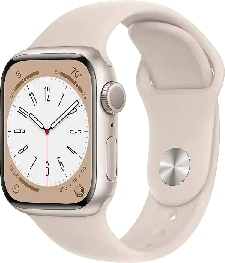 Apple Watch Series 8 GPS, Aluminium behuizing, 41mm