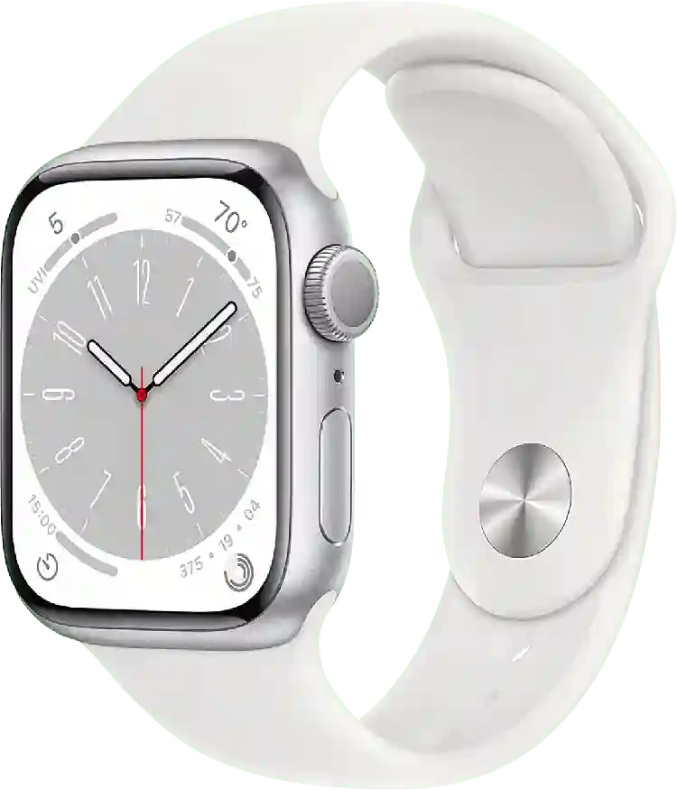 Apple Watch Series 8 GPS + Cellular, Aluminium behuizing, 41mm