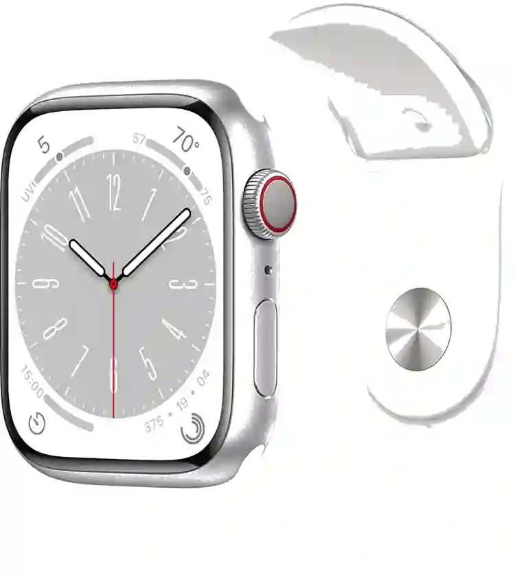 Apple Watch Series 8 GPS + Cellular, Aluminium behuizing, 41mm