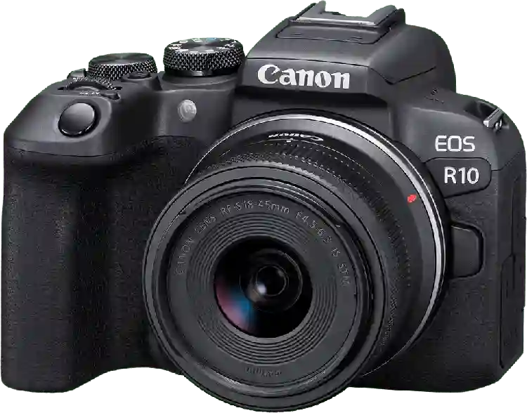 Canon EOS R10 + RF-S 18-45mm F4.5-6.3 IS STM Camera Kit