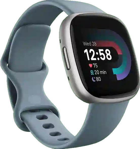 Fitbit Versa 4 smartwatch, Aluminium behuizing, 40mm