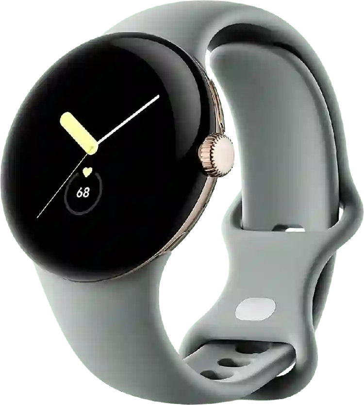 Google Pixel Wi-Fi / Bluetooth smartwatch, roestvrijstalen kast, 41 mm