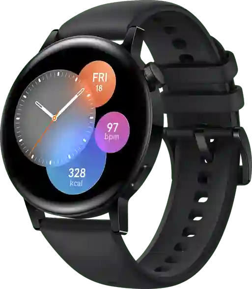 Huawei GT3 smartwatch, roestvrijstalen kast, 42 mm