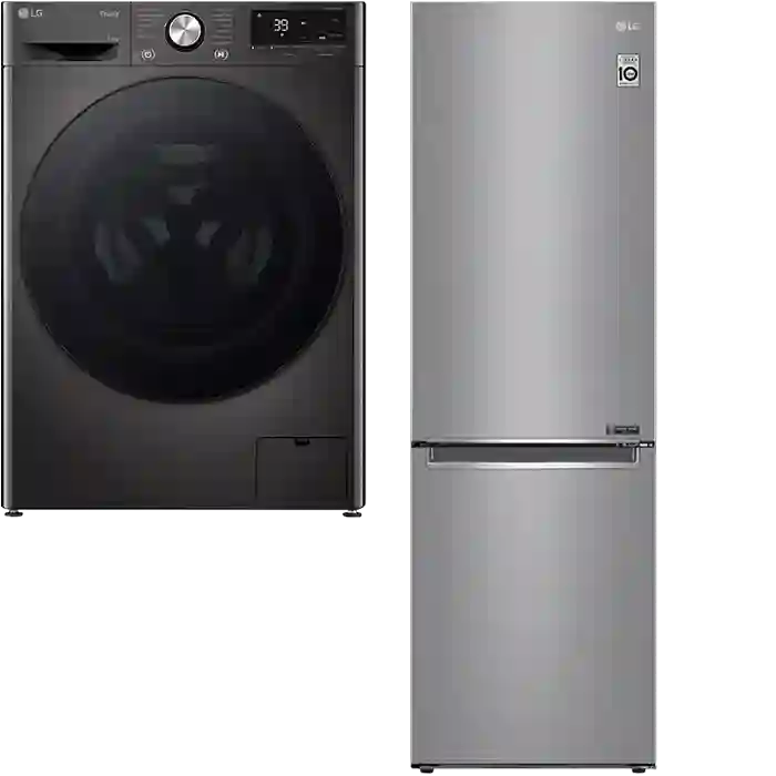 LG Wasmachine + LG Koelvriescombinatie