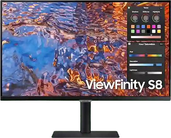 Samsung - 27" UHD Monitor ViewFinity S8 S27B800PXP