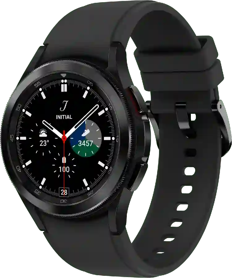 Samsung Galaxy Watch4 Classic LTE smartwatch, roestvrijstalen kast, 42 mm