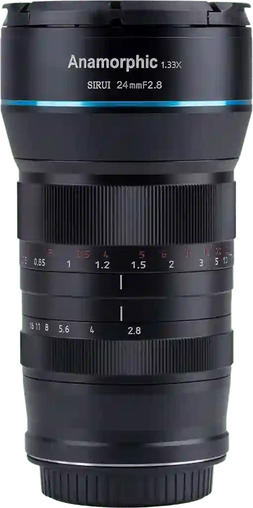 Sirui 24mm f/2.8 1.33X Anamorphic lens Fujifilm X-mount