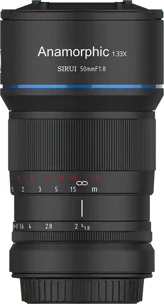 Sirui 50mm f/1.8 1.33X Anamorphic lens Fujifilm X-mount