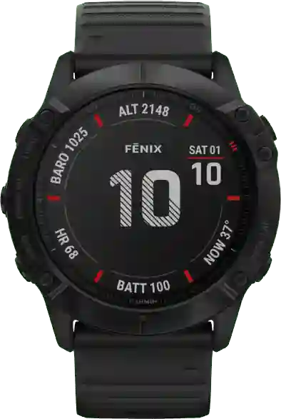 Garmin Fenix ​​6x Pro smartwatch, roestvrijstalen, 51 mm