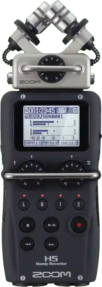 Zoom H5 draagbare MP3-/golfopnametoestel